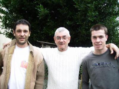 mon pere et papi et tonton sebatian